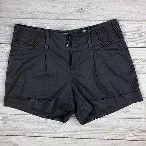 Anthropologie Elevenses Linen Blend Shorts